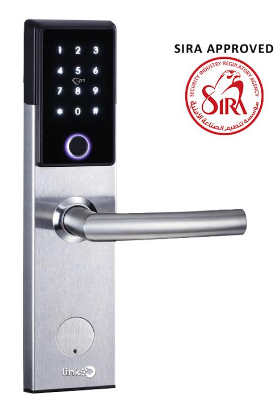 LINKO 700 SERIES - SMART ELECTRONIC LOCK - BRUSH STAINLESS STEEL